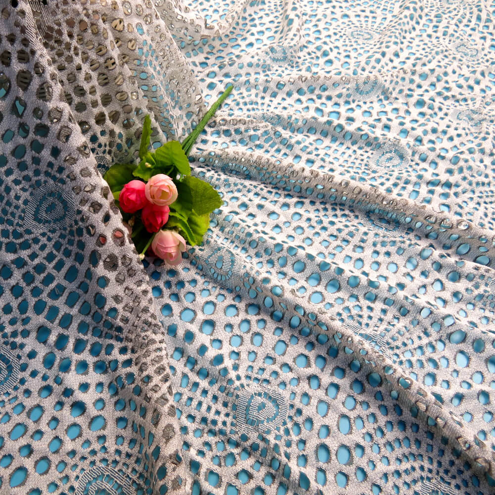 Lace Fabric Eyelet for Women's Wear Wholesale Supplier 4